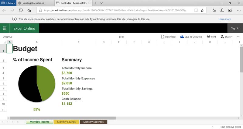 10- Microsoft Excel 365 Online Integration | Microsoft Office 365