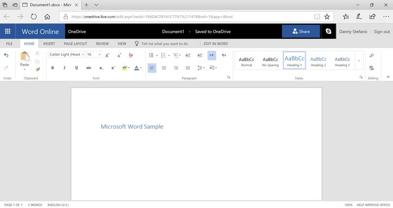 microsoft 365 word login